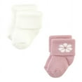 thumbnail image 4 of Hudson Baby Infant Girl Cotton Rich Newborn and Terry Socks, Blush Heart, 0-6 Months, 4 of 8