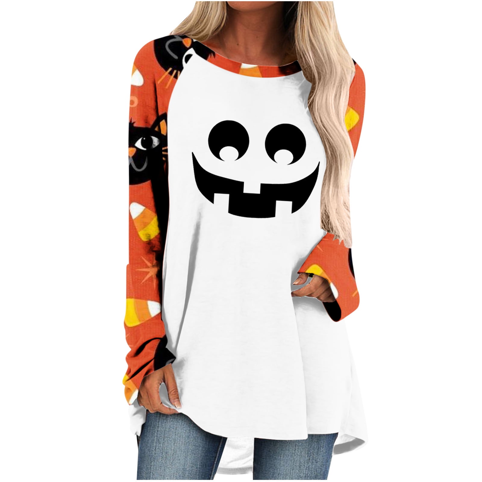 Oversized Half Sleeve Raglan T-Shirt