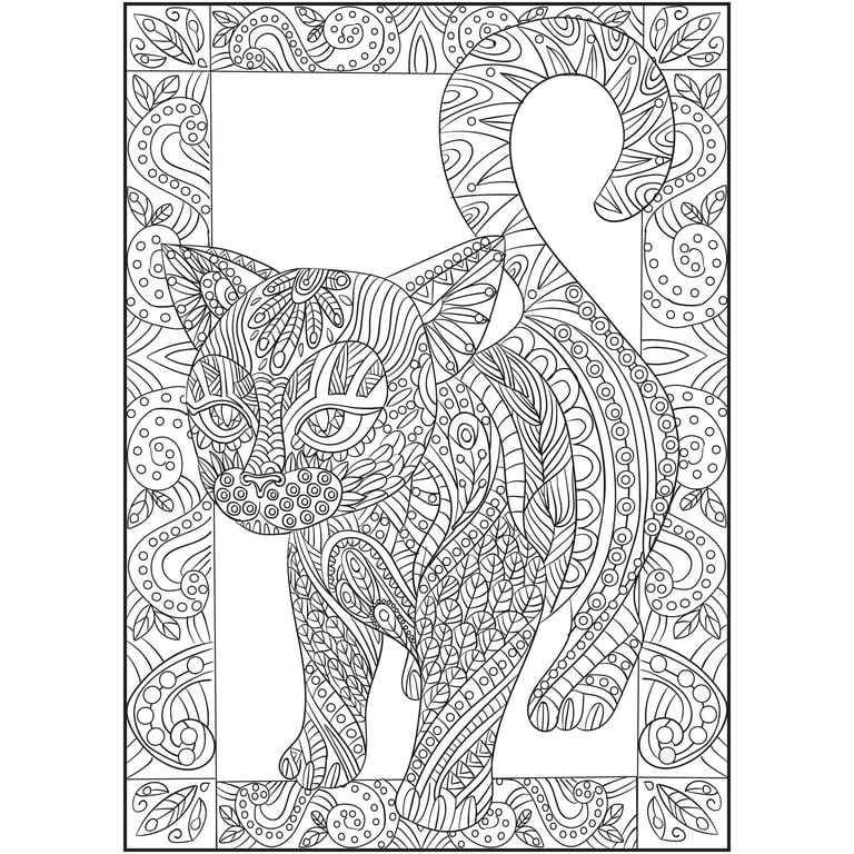 Cra-Z-Art Timeless Creations Adult Coloring Book, Wild at Heart