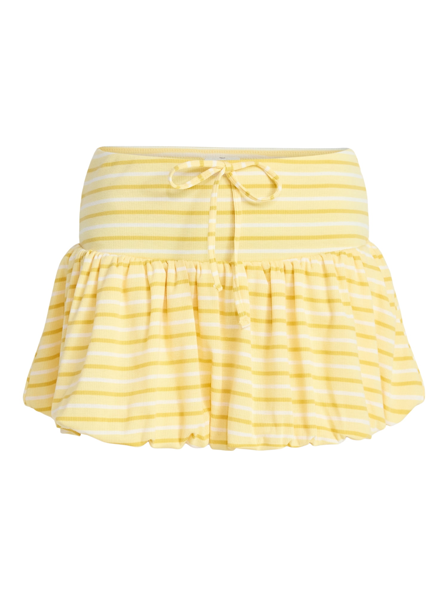 No Boundaries Bubble Hem Knit Skort, Women's XXS-XXL
