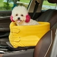 thumbnail image 5 of Pet-specific car seats, car central control cat bag and dog kennel, travel handbags for cats and dogs (pink), 5 of 7
