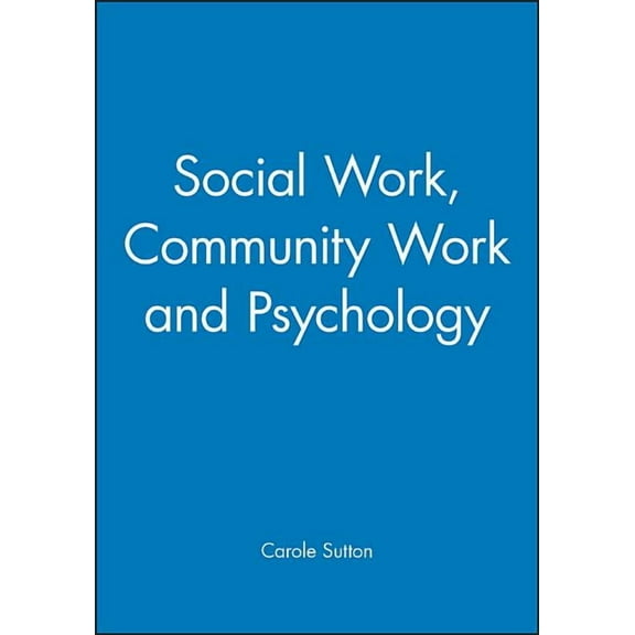 Social Work, Community Work and Psychology (Paperback)