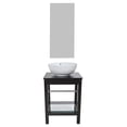 thumbnail image 1 of SET MUEBLE PARA BAÑO 3 PIEZAS INCLUYE LAVABO Y ESPEJO GRAVITA GB 3001 84M, 1 of 9
