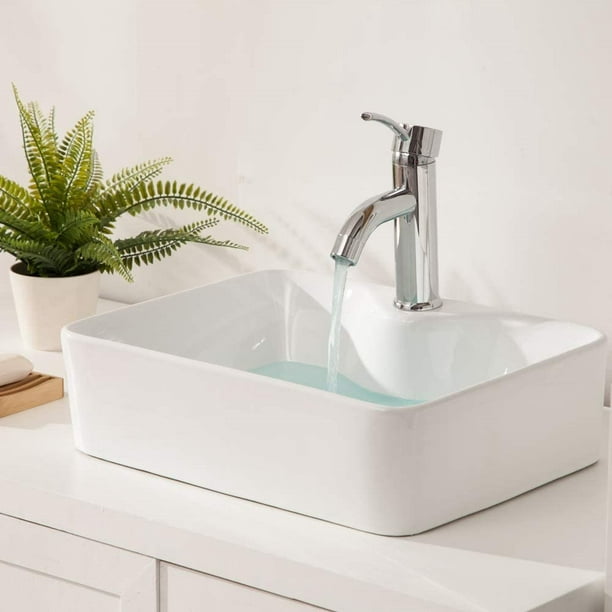 Ubesgoo Bathroom Vessel Vanity Sink Art Basin Wash White Com - Bathroom Vessel Sink Wash Tub Clean