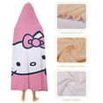 thumbnail image 4 of Hello Kitty Blanket Hoodie, Wearable Blanket, Cloak Hooded Throw Blanket, Soft Warm Fluffy Blankets for Bed Couch Sofa, 4 of 8