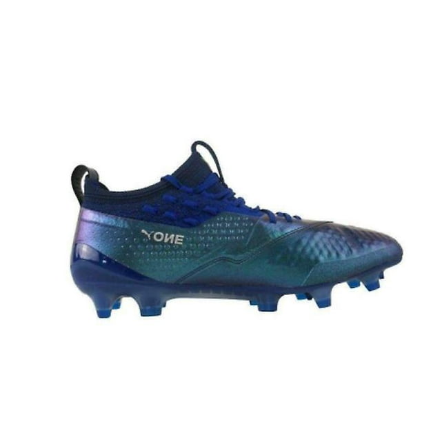 Blue leather pumas sales
