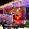 thumbnail image 3 of PMMIPNW Solar Christmas Icicle String Lights 162LED 27ft, Christmas Fairy Lights for Bedroom, Patio, Yard, Garden, Wedding, Eave Decor (Multicolor), 3 of 8