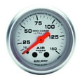 thumbnail image 4 of AutoMeter Gauge Air Pressure 4320 Ultra-Lite; 2-1/16 Inch; Mechanical; 0-150 PSI; Analog; White Face/Brushed Bezel/Orange Needle; Illuminated, 4 of 4