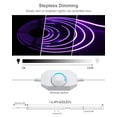 thumbnail image 2 of ALITOVE Purple Neon Strip Lights 16.4ft 600LEDs Dimmable Waterproof for Bedroom with Power Supply, 2 of 6