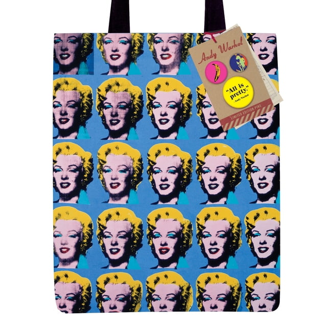 Custom painted tote bag of Marilyn Monroe.