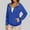 Blue, variant on Women's Lightweight Rain Jackets Hooded Outdoor Windproof with Pockets Fall Essential​​
