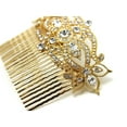 thumbnail image 3 of Gorgeous Rhinestone Crystal Huge Big Floral Hair Comb, 3 of 4
