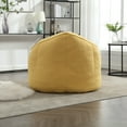 thumbnail image 5 of Bedding Bean Bag Sofa Chair with High Pressure Foam & Footrest - Padded Foam Adult Chair, Soft Fiber Cover for Living Room, Bedroom & Relaxation, 5 of 11