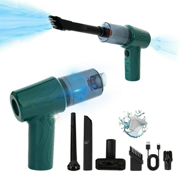 CUITING Powerful Compressed Air Duster for Deep Cleaning-Replace Compressed Air Can-No Canned Air Duster-Keyboard Cleaner-PC Cleaning-Rechargeable-3-Speeds