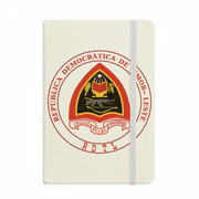 Dili East Timor National Emblem Notebook Official Fabric Hard Cover Classic Journal Diary