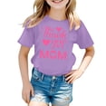 thumbnail image 4 of Bouquet Cute Printed Girls' Solid Color Casual Top, 4 of 4
