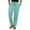 Aquamarine Green, variant on Inkmeso Printed Bottom Cotton Sleep Pajamas For Men's Elastic Waist Pajama Pants w/ Pockets