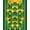 Green, Pattern 4, variant on ODIKA 4'x6' Machine Washable Non-Slip Area Rug, Art Inspired Grippers Elegant Display Clips for Large & High Traffic Rug, Gray, 134295