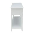 thumbnail image 6 of Console Table with Drawers - Gothic Style Entryway Table, White Wood Storage Accent Furniture, 44 Inch, 6 of 6