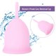 thumbnail image 1 of Copa menstrual Femenina Silicona Medicina Femenina Fuga Fuga Safézgo Libre Copa de Higiene Femenina Pink L, 1 of 7