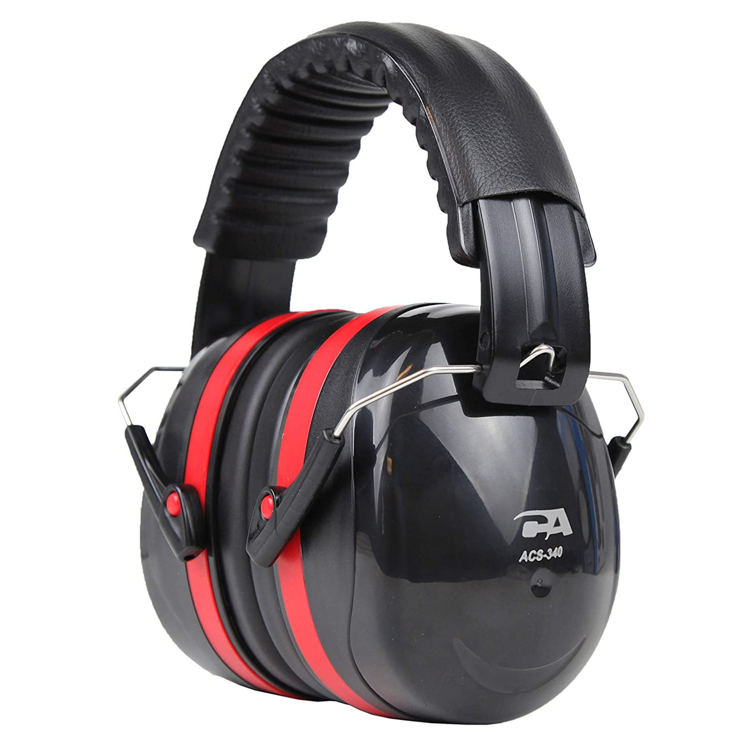 Vinmall Noise Reduction Safety Earmuffs, Adjustable Hearing Protection Over-ear  Muffs, SNR 32dB Noise-Canceling Ear Defenders for Sawing Shooting Hunting,  ACS-340, Black
