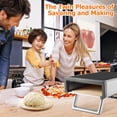 thumbnail image 5 of Pizza Oven Outdoor, Pizza Stove & Foldable Pizza Peel, Heats up to 950°F for Countertop Pizza Oven Grill Kit, Stainless Steel Pizza Maker, Portable Outdoor Pizza Oven for Backyard Camping, 5 of 9