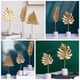 thumbnail image 2 of Decoración adicional de hoja de Monstera de hierro Artificial, color caqui, 2 uds., con Base, 2 of 5