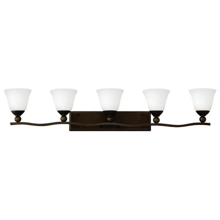 Opal Bathroom Shade - Hinkley Lighting 5895-OPAL 5-Light 45.75