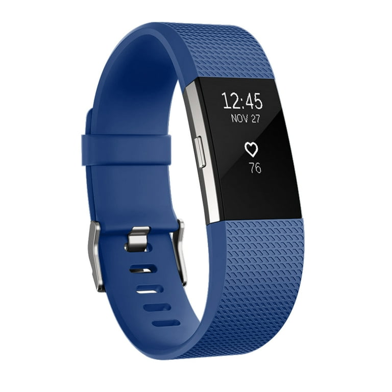 Replacement Silicone Strap For Fitbit Charge 2/3/4 - Soft Band, Small & Large Sizes, Sport Friendly