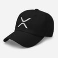 thumbnail image 3 of Xrp Ripple Dad Hat XRP Dad Hat XRP Crypto Dad Hat Xrp Baseball Hat Xrp Ripple Baseball Cap Xrp Crypto Hat  (Black), 3 of 3