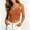 Orange, variant on BUIGTTKLOP Womens Tank Tops with Built in Bras Crewneck Cropped Sleeveless Summer Going out Basic Camisole Tops