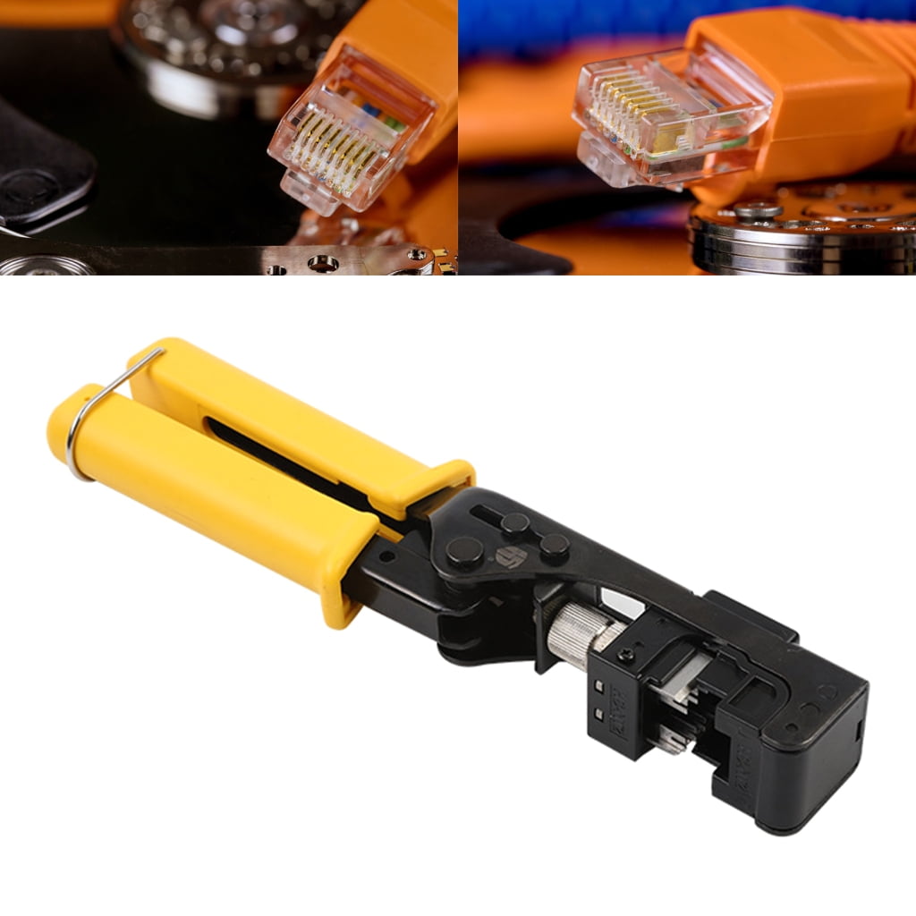 Network Cable Wire Cutter Crimper Terminal Crimping Tool RJ45 Cat5/Cat6 Pliers
