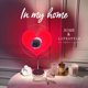 thumbnail image 1 of Lámpara de mesa Love Heart Lámpara de proyección de amor Luz LED ambiental en forma de corazón Decoración de pared de fondo Regalos para amigos y amantes, 1 of 8