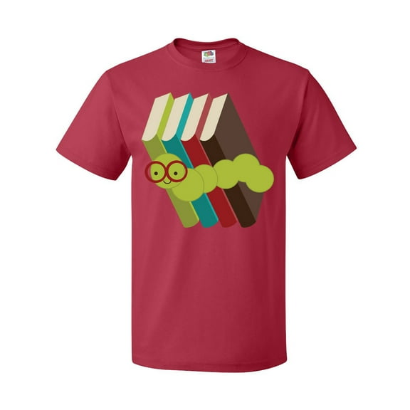 Inktastic Bookworm Books Reading T-Shirt