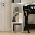 thumbnail image 6 of Furinno Econ 3-Tier Freestanding Corner Shelf Bookcase, Bookshelf, White, 6 of 6