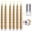 Sand Biege, variant on WYZworks 10" Flameless LED Taper Candles – Full Twisted Spiral – Dusty Blue, Set of 6 – Remote, 2/4/6/8-Hr Timer (24-hr Memory), Bottom On/Off Button, Dimmable, Battery Operated, Flicker/Steady