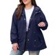 thumbnail image 2 of Chaquetas y abrigos casuales con capucha de manga larga para mujer, abrigos y chaquetas resistentes al viento para excursiones de senderismo al aire libre, impermeables con capucha, rompevientos, abri, 2 of 5