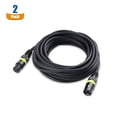 thumbnail image 2 of Cable DMX Stage Light Cable Matters, paquete de 2 unidades, 15,2 m, XLR de 3 pines, 2 of 7