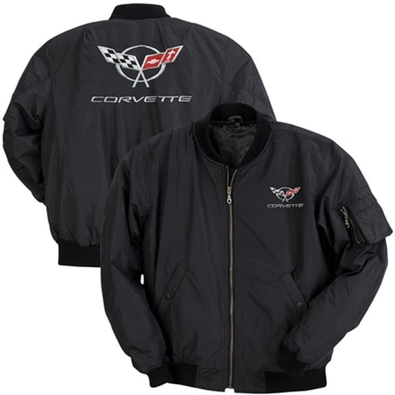 Corvette Jacket - Aviator Jacket with C5 Logo : 1997-2004 Small