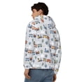 thumbnail image 4 of Honeii Trains And Cactuse Print Hoodies for Men, Pullover & Full Zip, Breathable Zip up Hoodie, Sweatshirt-Small, 4 of 5