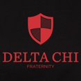 thumbnail image 3 of CafePress - Delta Chi Vertical Red Logo T Shirt - Women's Traditional Fit Dark T-Shirt, 3 of 4