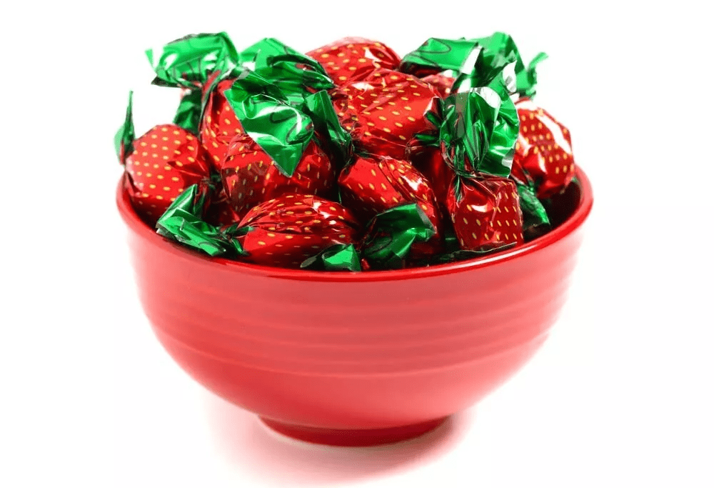 Strawberry Filled Classic Bon Bons, Bulk & Delicious Hard Candy (4 Pounds)