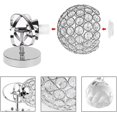 thumbnail image 4 of Aplique de pared Led de cristal creativo moderno para dormitorio, sala de estar, pasillo, dormitorio, comedor/dormitorio/Base e14, 4 of 5