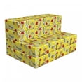 thumbnail image 1 of Vintage Foldable Mattress, Botanical Ornament, 74.8" x 35.4", Yellow and Multicolor, by Ambesonne, 1 of 6