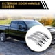 thumbnail image 3 of Cubierta de manija de puerta exterior de 4 piezas, protector de manija de puerta para Chevrolet Silverado 1500 con 4 teclas en tono plateado cromado, 3 of 6