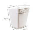 thumbnail image 3 of 4Pack Hanging Cup Holders,Trolley Basket Storage,Rolling Cart Accessories,4.75x4"Hanging Pencil Holder Storage Containers Hanging Buckets Hanging Bins,Plant Container,Make Up Pencil Holder, 3 of 8