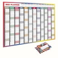 thumbnail image 1 of Wall Planner 2025 Extra Large 20.67 X 20.91 Color Full Year Wall Calendar 2025 Planner 12 Month Planner 2025 Yearly Planner Wall Calendar Personalized Calendar 2025 Folded, 1 of 8