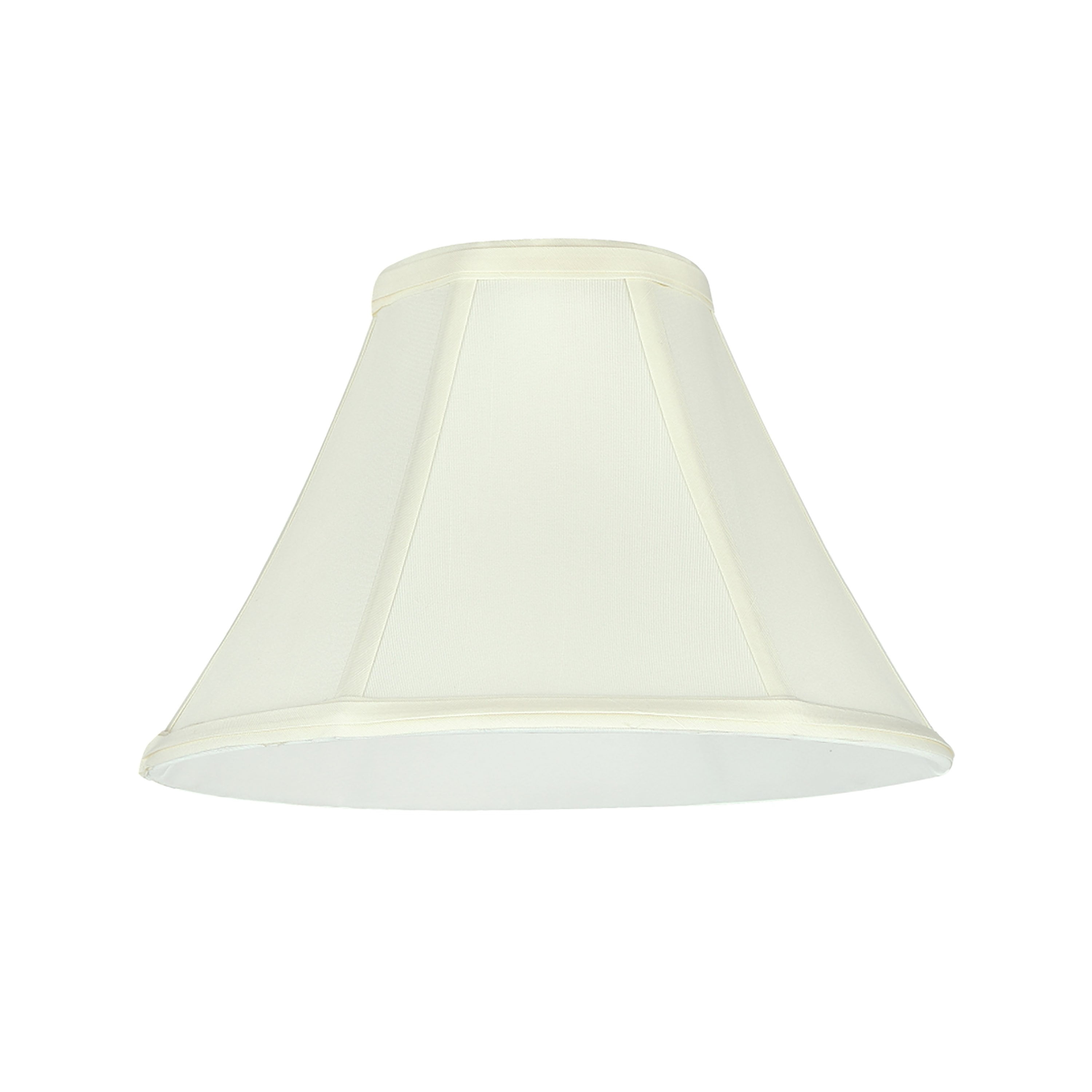 Aspen Creative 58027 Transitional Bell Shape UNO Construction Lamp Shade in Off White, 10" Wide (4" x 10" x 7")
