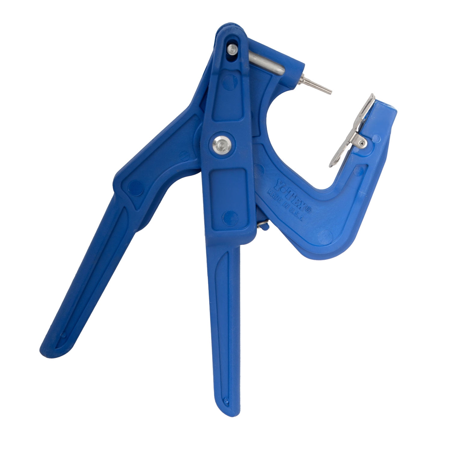 Y-TEX 656000 UltraTagger Plus Blue-Colored Livestock Applicator for 2 pcs. Tags