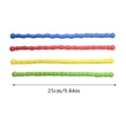 thumbnail image 3 of Silicone Twisted Textured Sensory Bracelets, Fidget Tools For Pressure And Stress Relief, Creative Sensory Activity Toys For S And Students, Office And Educational Settings, 3 of 6